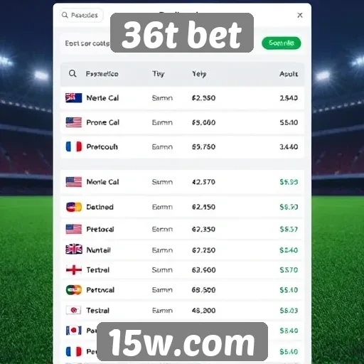 Exploração das opções de pagamento disponíveis na 36t bet