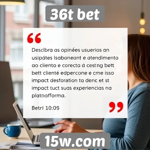 Reações dos usuários sobre atendimento ao cliente na 36t bet